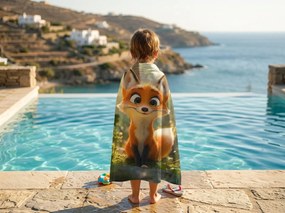 Szybkoschnący ręcznik plażowy VULPINA kolorowy 70 x 140 cm, 100% mikrofibra