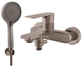 RAV Slezák NL154.5/1MGK - Zestaw wannowy z baterią NIL, szczotkowany szary