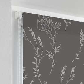 Antracytowa tekstylna roleta 120x180 cm Forelista – douceur d'intérieur