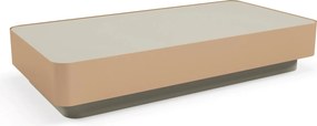 Designerski stolik do salonu niski Linea, 120x60 cm