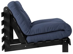 Ciemnoniebieski fotel Roots Black Night – Karup Design