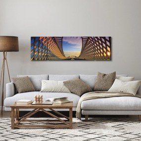 Obraz nowoczesnej architektury mostowej (170x50 cm)