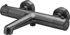 Luisa termostatyczna bateria wannowo-prysznicowa metaliczny szary - Essebagno