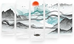Obrazy zestaw 5 szt. – Wallity