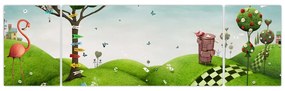 Obraz wspaniałego krajobrazu (170x50 cm)