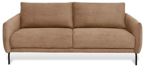 Jasnobrązowa sztruksowa sofa 212 cm Venray – Scandic