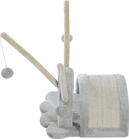 PawHut Drapak dla kota z sizalu Jasnoszary model do wspinania i ostrzenia pazurów | Aosom PL