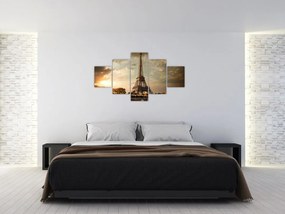Obraz - Wieża Eiffla, Paryż, Francja (125x70 cm)