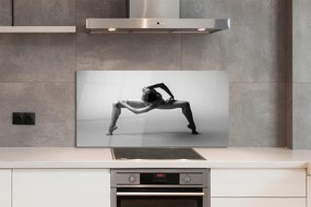 Panel szklany do Kuchni Piękno Kobiecej Sylwetki