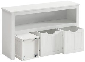 Szafka z półkami SORELL biała