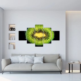 Obraz - szczegół kiwi w wodzie (125x70 cm)