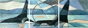 Obraz - Orka (z zegarem) (90x30 cm)