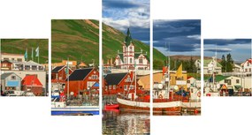 Obraz - Húsavík (125x70 cm)