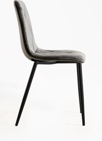 Zestaw 4 Krzese Lyke Aksamitne