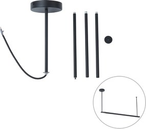 Zestaw 2 zawieszeń z zasilaniem do szyny 1-fazowej czarny - Iconic