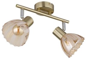 Globo 54315M-2 - Oświetlenie punktowe ZACHERY 2xE14/40W/230V złoty