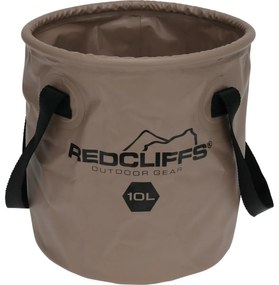 Redcliffs Składane wiadro kempingowe z uchwytami, 10 l