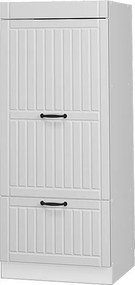 Szafka do mikrofalówki biały domek wiejski 60x58.1x153.6 fame-line