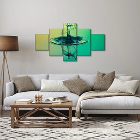 Obraz kropli wody (125x70 cm)