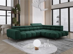 Narożnik PLAZA L wolnostojący Prawostronny w tkaninie CLOUD 39 WERSAL