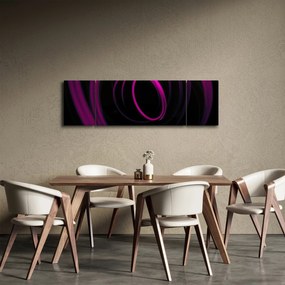 Obraz - fioletowe kresek (170x50 cm)