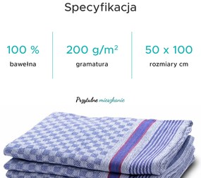 Ręcznik roboczy TOM 50 x 100 cm, 100% bawełna