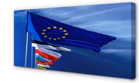 Duży obraz na płótnie Zestaw Flag