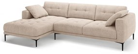 Jasnobrązowy narożnik (lewostronny/z szezlongiem) Bemy – Micadoni