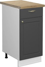 Szafka dolna do kuchni antracytowo-złoty 40x60x82 fame-line