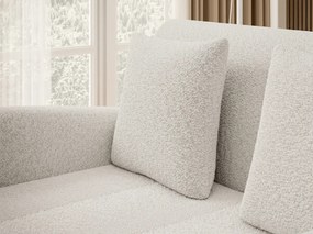 Rozkładana 2-osobowa sofa ARIO ROYAL, biała