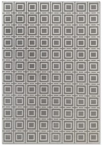 Dywan nowoczesny Perles Romby szaro-kremowe 120 cm x 170 cm