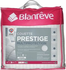 Kołdra 240 x 260 cm Pokrywa z poliestru w paski 100% poliester silikonowany hollowfibre 350g - Prestige Multiprotection