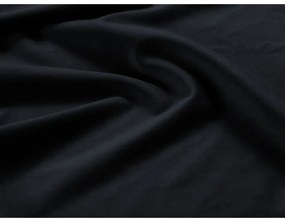 Ciemnoniebieskie tapicerowane łóżko dwuosobowe ze schowkiem ze stelażem 180x200 cm Campi – Cosmopolitan Design