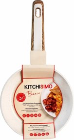Kitchisimo Patelnia z powłoką ceramiczną Bianco 28 cm, śred. 28 cm