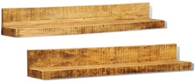 Zestaw drewnianych półek ściennych T5-D39