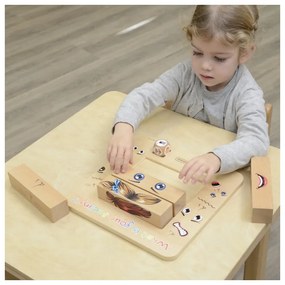 Masterkidz nauka emocji gra drewniana montessori