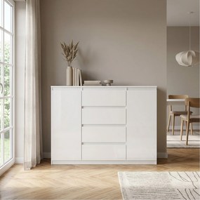 Komoda NUDO 120 cm do Salonu Sypialni Biały
