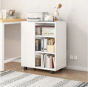 Wielofunkcyjna szafka stojąca stolik na drukarkę regał półka nowoczesna