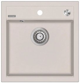 Concept DG00C50BE - Zlew kuchenny CUBIS 49 x 51 cm granit/beżowy