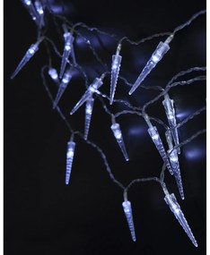 Solight Łańcuch świetlny zewnętrzny z 50 LED sople akrylatowe, 7,5 m