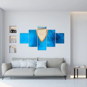 Obraz - Letnia łódź (125x70 cm)