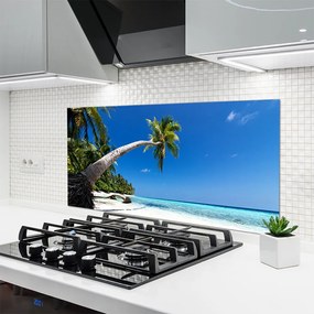 Panel Szklany Rajskie Wybrzeże pod Palmami