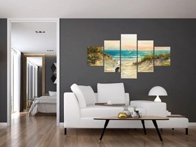 Obraz - Piaszczysta plaża (125x70 cm)