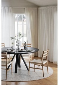 Okrągły stół z blatem z drewna dębowego 150x150 cm Carradale – Rowico