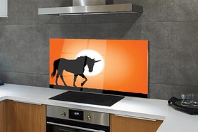 Panel nad Blat Kuchenny Romantyczny Zachód z Jednorożcem