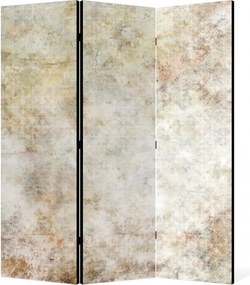 Parawan pokojowy 3-częściowy 135x172 Dwustronny dekoracyjny industrialny vintage Beżowy Zatarty Beton