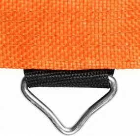 SPORTNOW Mata do Trampolina, Okrągła Powłoka Skoczna, Polipropylen, Pomarańczowa