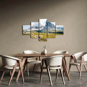 Obraz - Włoskie Dolomity (125x70 cm)