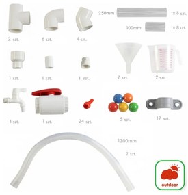 Masterkidz system rur do tablicy stem 80 elementów