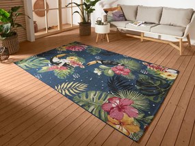 Dywan zewnętrzny Flair Tropical granatowy 120 cm x 180 cm